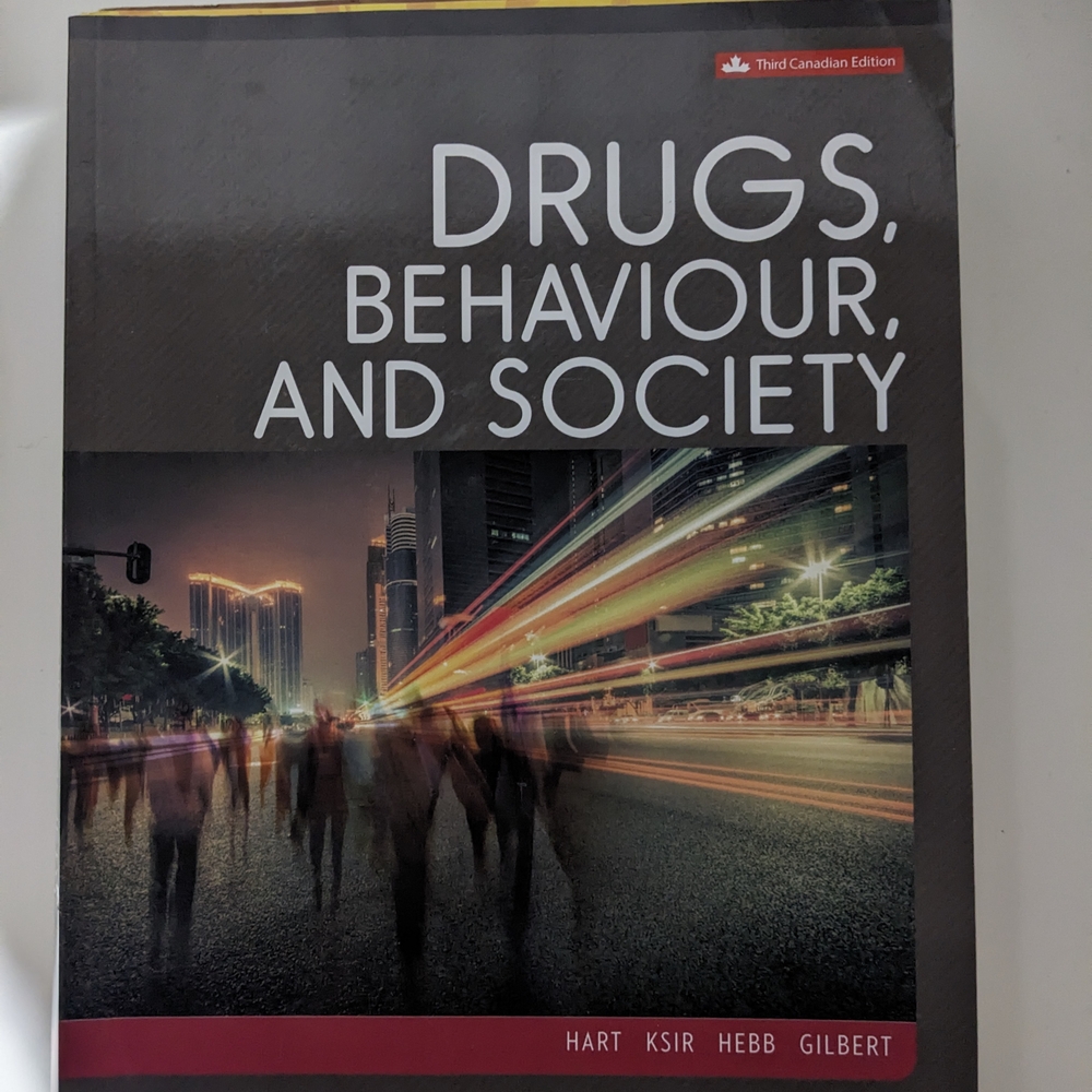 Drugs, Behaviour, and Society Book